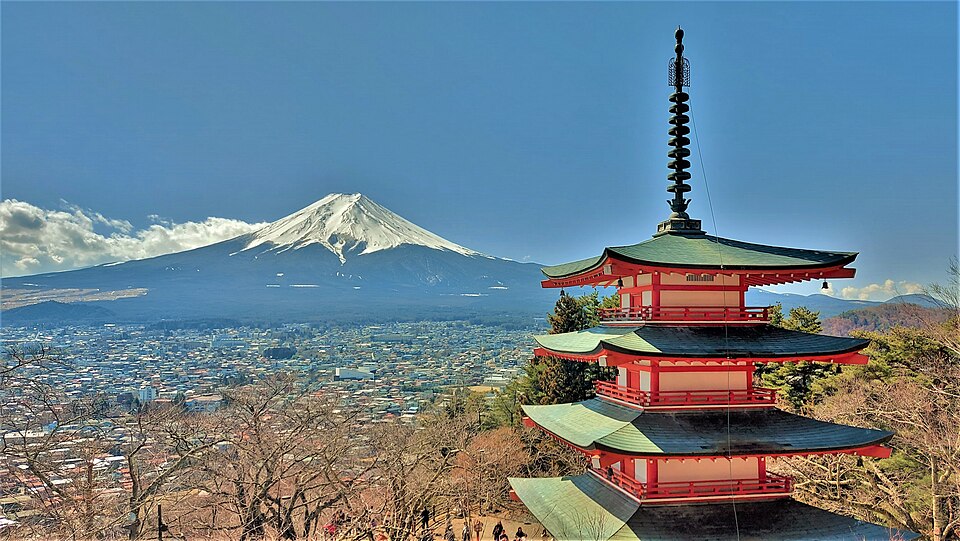 Monte Fuji y pagoda Chureito