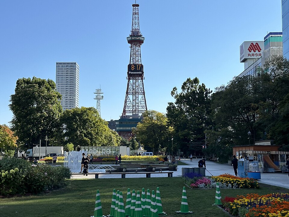 Torre de TV y parque Odori